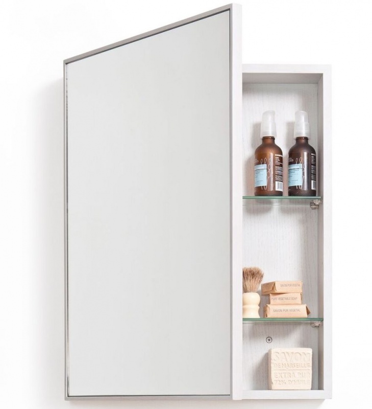 Oyster oak Slimline '550' Bathroom Cabinet